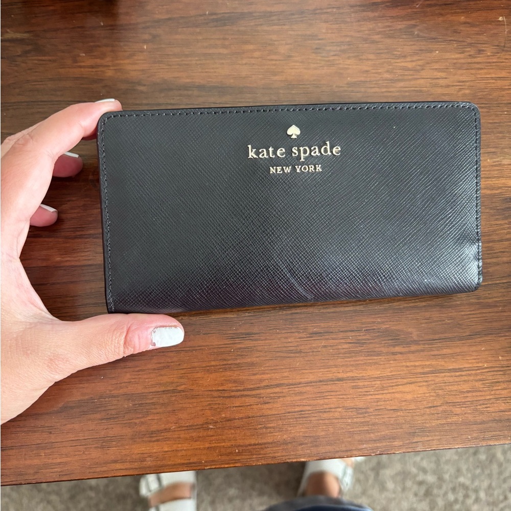 Kate Spade Black Leather Wallet